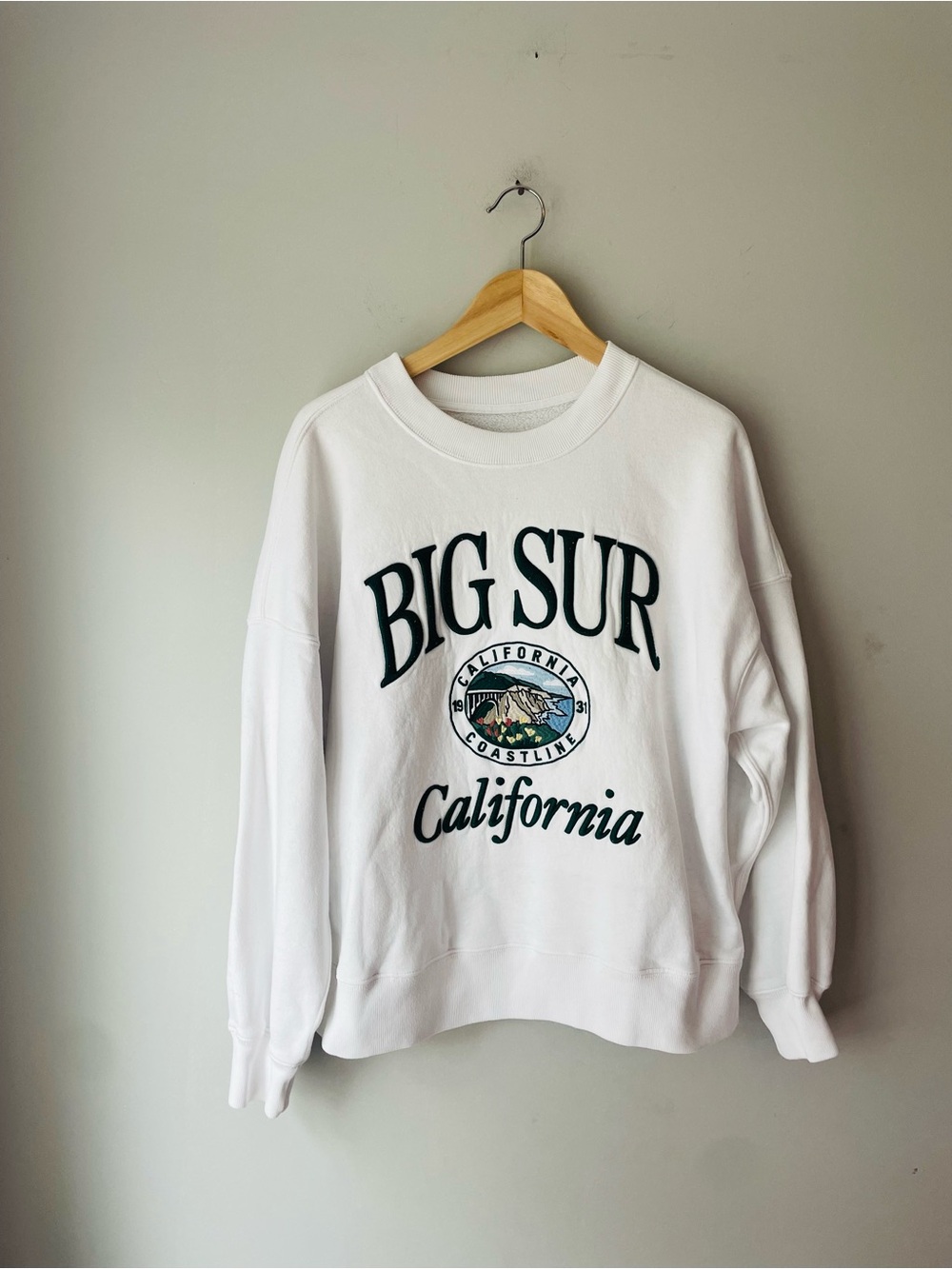 Abercrombie & Fitch Big Sur California Graphic Sweatshirt Blogger Fav - Picture 2 of 9